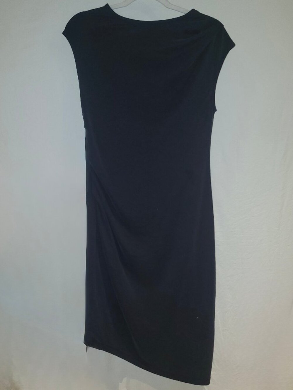 Title: Topshop Asymmetrical Slinky Drape Dress Size 6